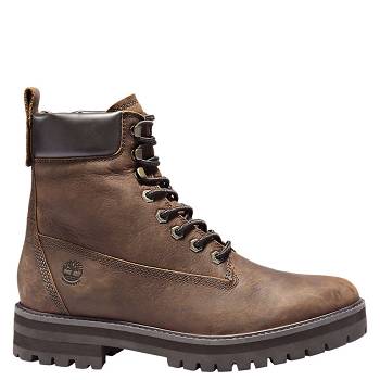 Timberland Courma Guy - Tmavo Hnede 6 Inch Cizmy Panske, T0063SK